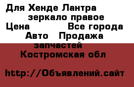 Для Хенде Лантра 1995-99 J2 зеркало правое › Цена ­ 1 300 - Все города Авто » Продажа запчастей   . Костромская обл.